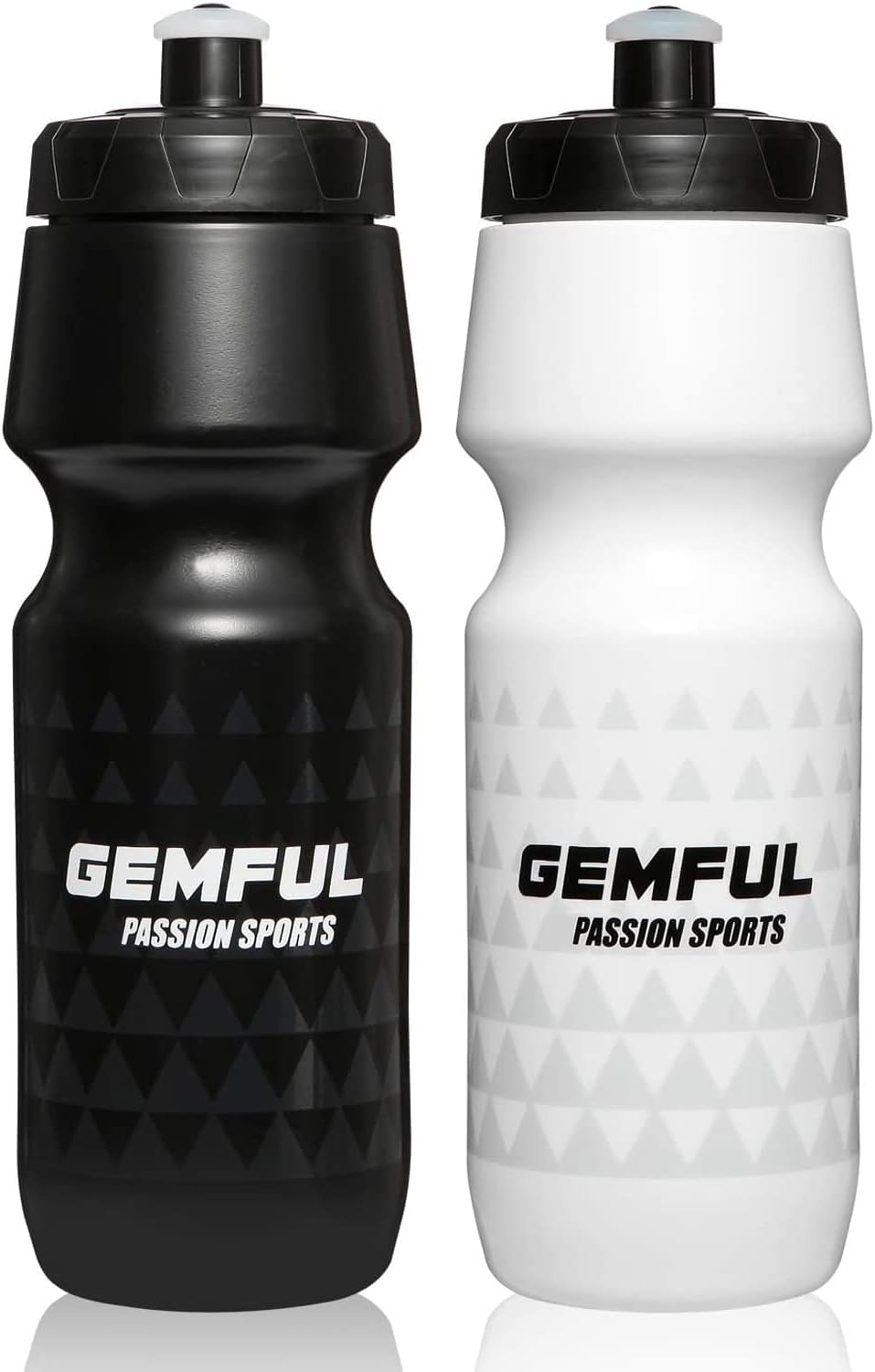 GEMFUL Cycling Water Bottle BPA Free 750 ml 2 Pack
