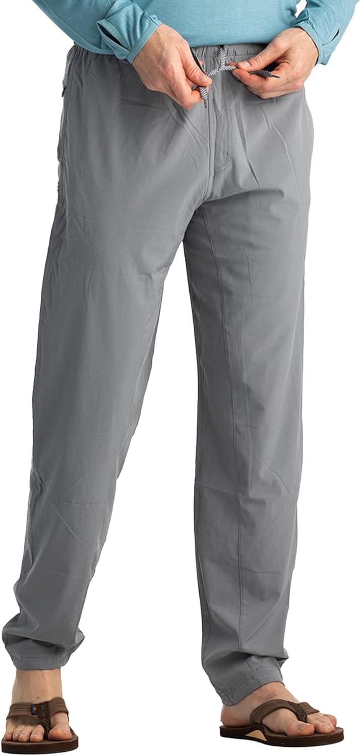 Free Fly Men's Breeze Pant - Quick-Dry, Moisture-Wicking, Breathable Lightweight Outdoor Pants with Sun Protection - UPF 50+