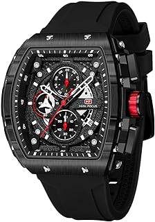 Mini Focus Men's Watch Fashion Sport Wrist Watches (Chronograph/Waterproof/Luminous/Calendar) Silicon Strap Quartz Watch for Men