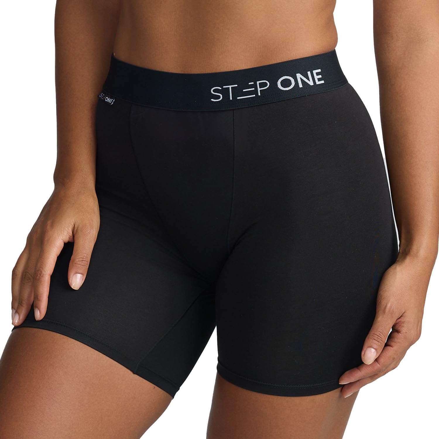 STEP ONE Womens Boxers Underwear, 1 Pair, Moisture-Wicking Boxer and Chafe-Reducing Underwear