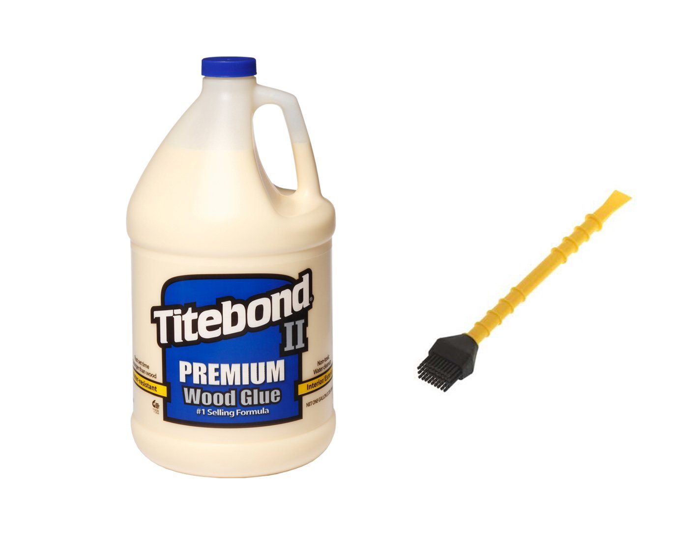 Titebond II Premium Wood Glue 3.8 L + Titebrush Glue Applicator