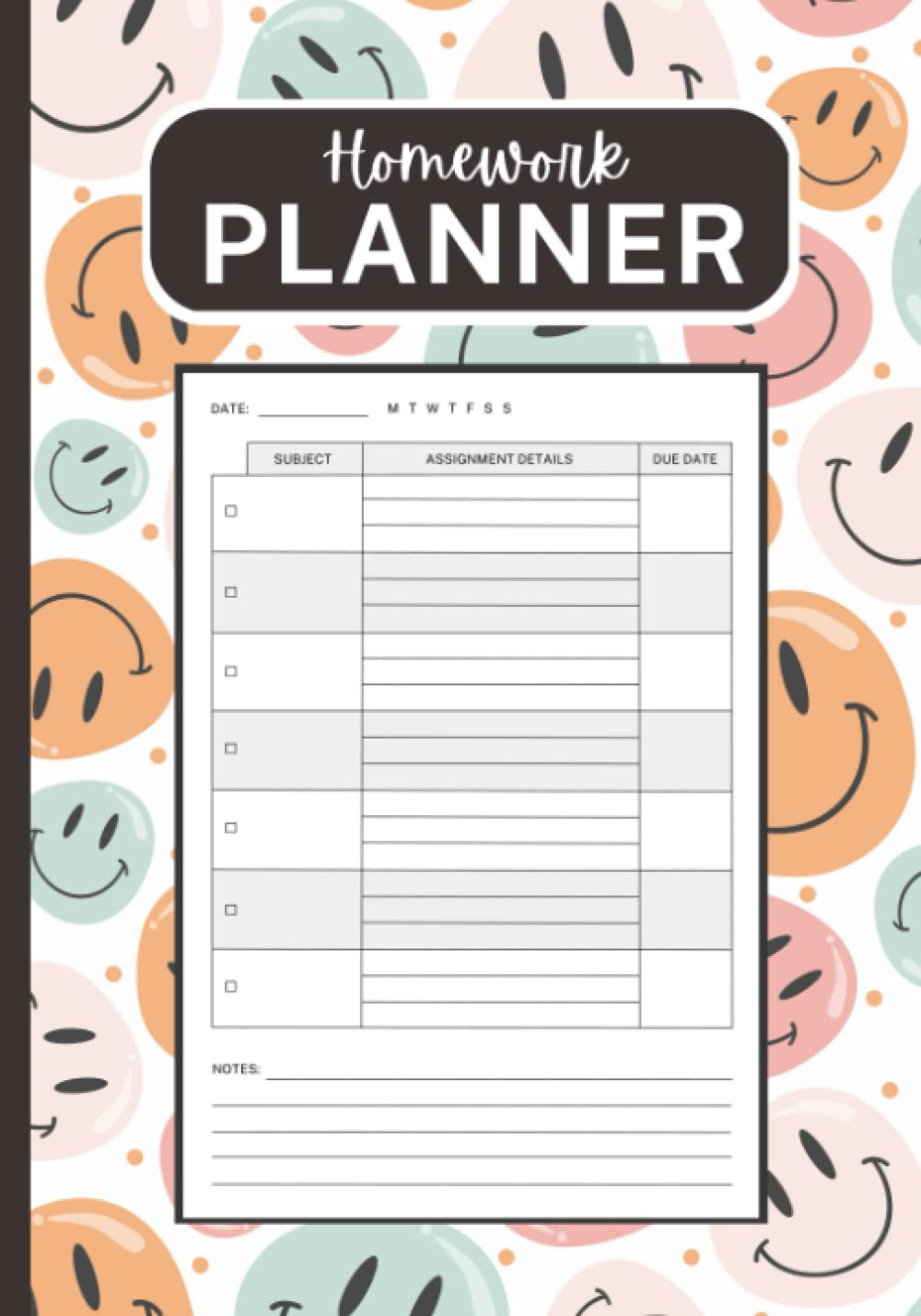 Independently Published Homework Planner: Undated Daily & Weekly Schedule Organizer for Girls | 7' x 10' | 2022