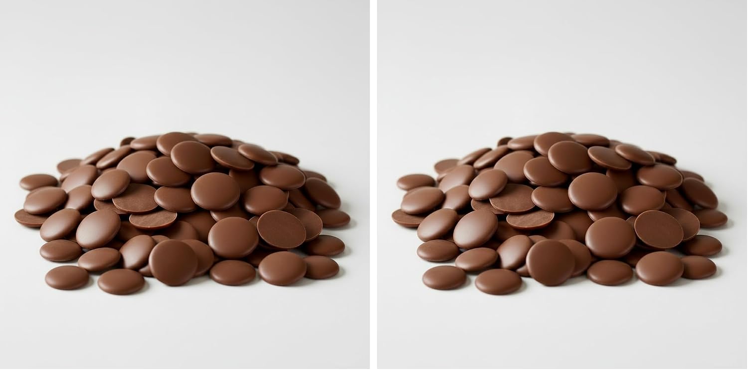 Belcolade Easy Melt Belgian Milk Chocolate Buttons - 200g (Pack of 2)