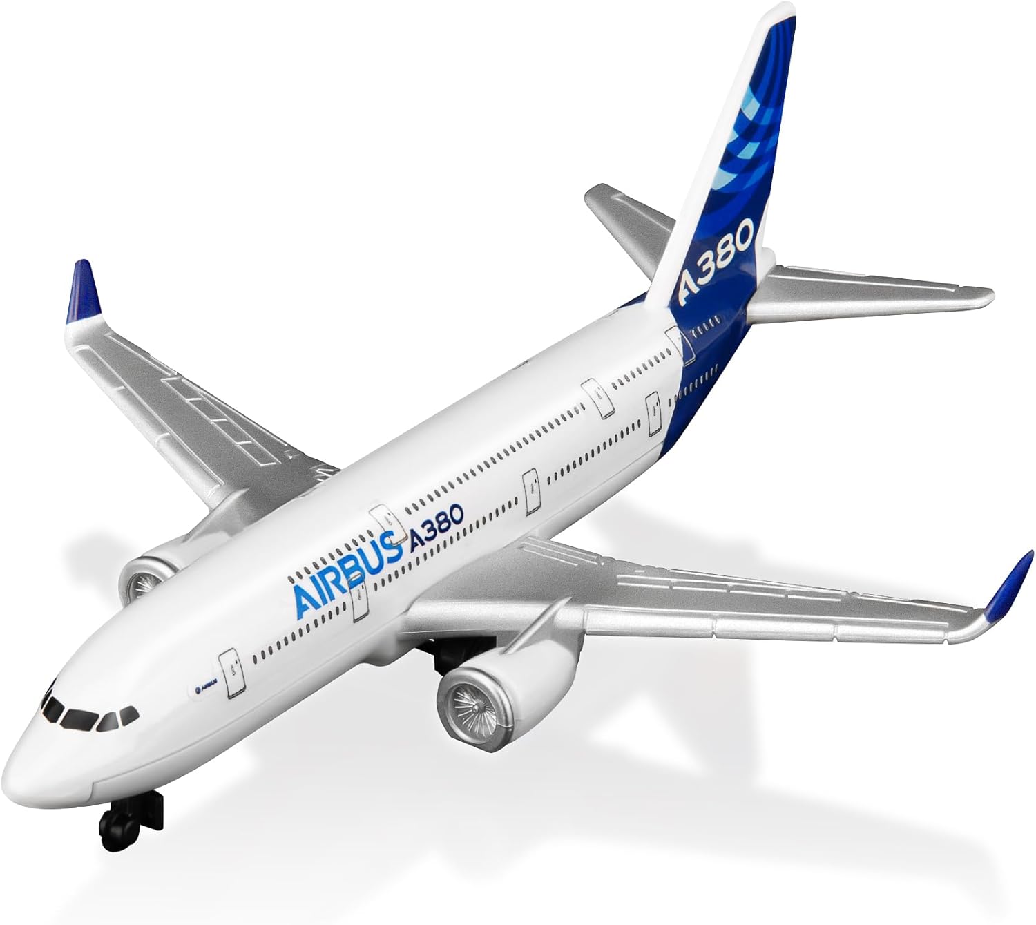 1/400 Airbus A380 Airplane Model Kits Plastic Airplane Model for Collection and Display