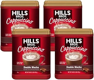 Hills Bros. Flavor Coffee (Double Mocha, 16 Ounce (Pack of 4)