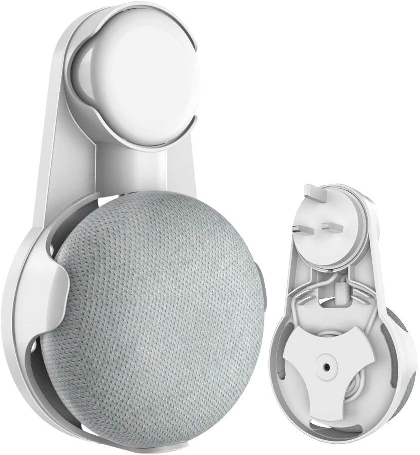 Cozycase Wall Mount for Google Home Mini, Nest Mini, Holder stand Google Home Mini (White)