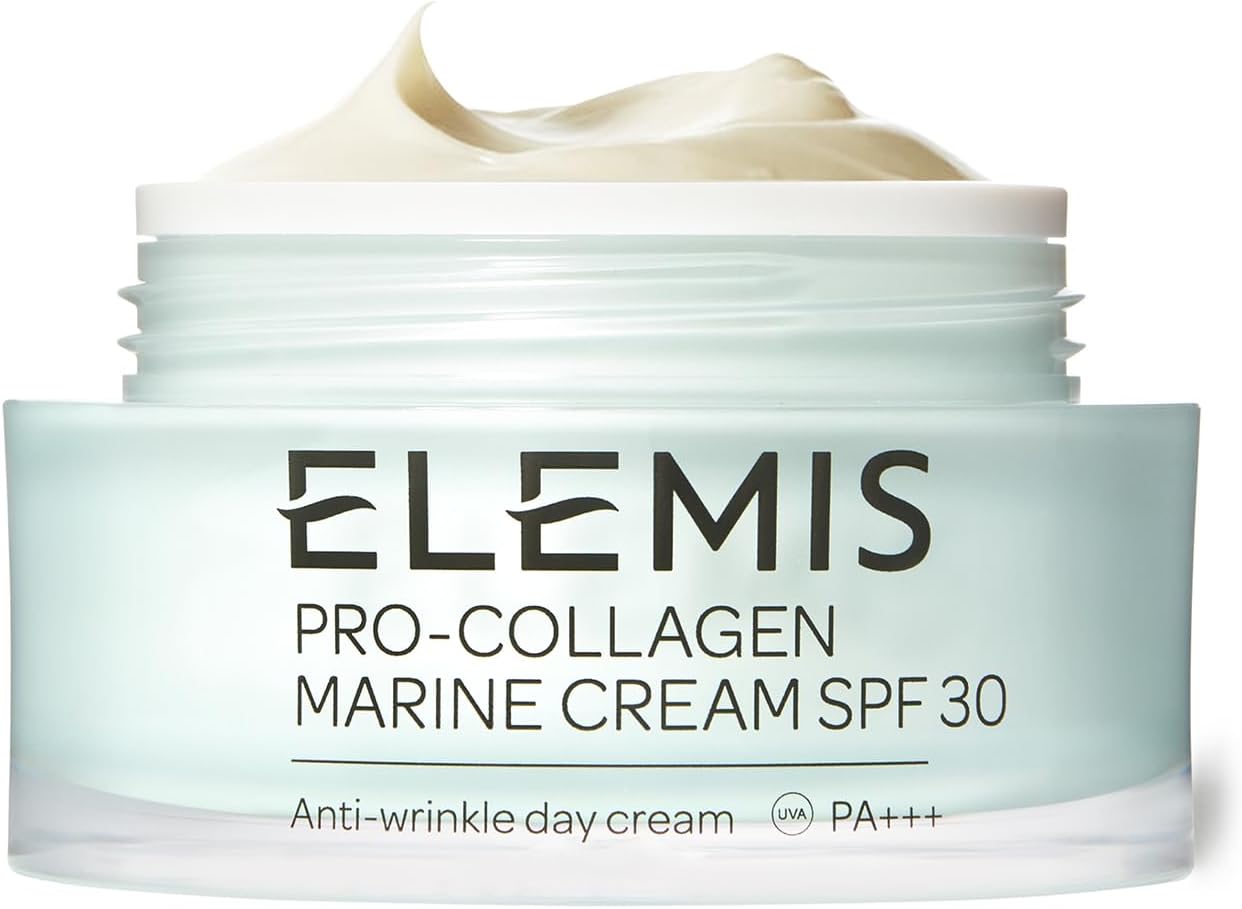 ELEMIS Pro-Collagen Marine Cream -Anti-Wrinkle Face Moisturiser, Hydrating Day Cream, 50ml