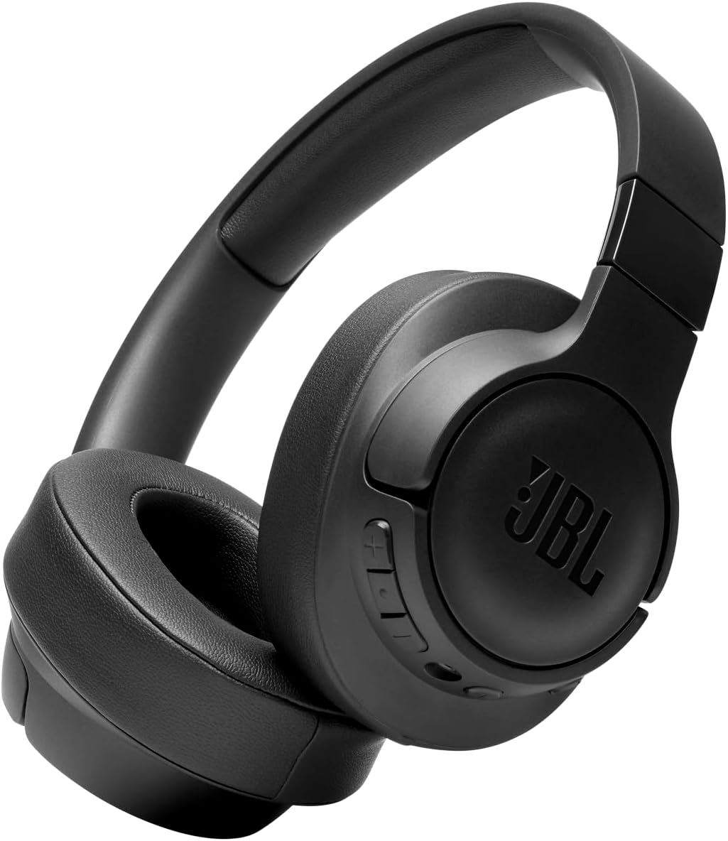 JBL Tune 760NC - Lightweight, Foldable Over-Ear Wireless Headphones with Active Noise Cancellation - Black, Medium