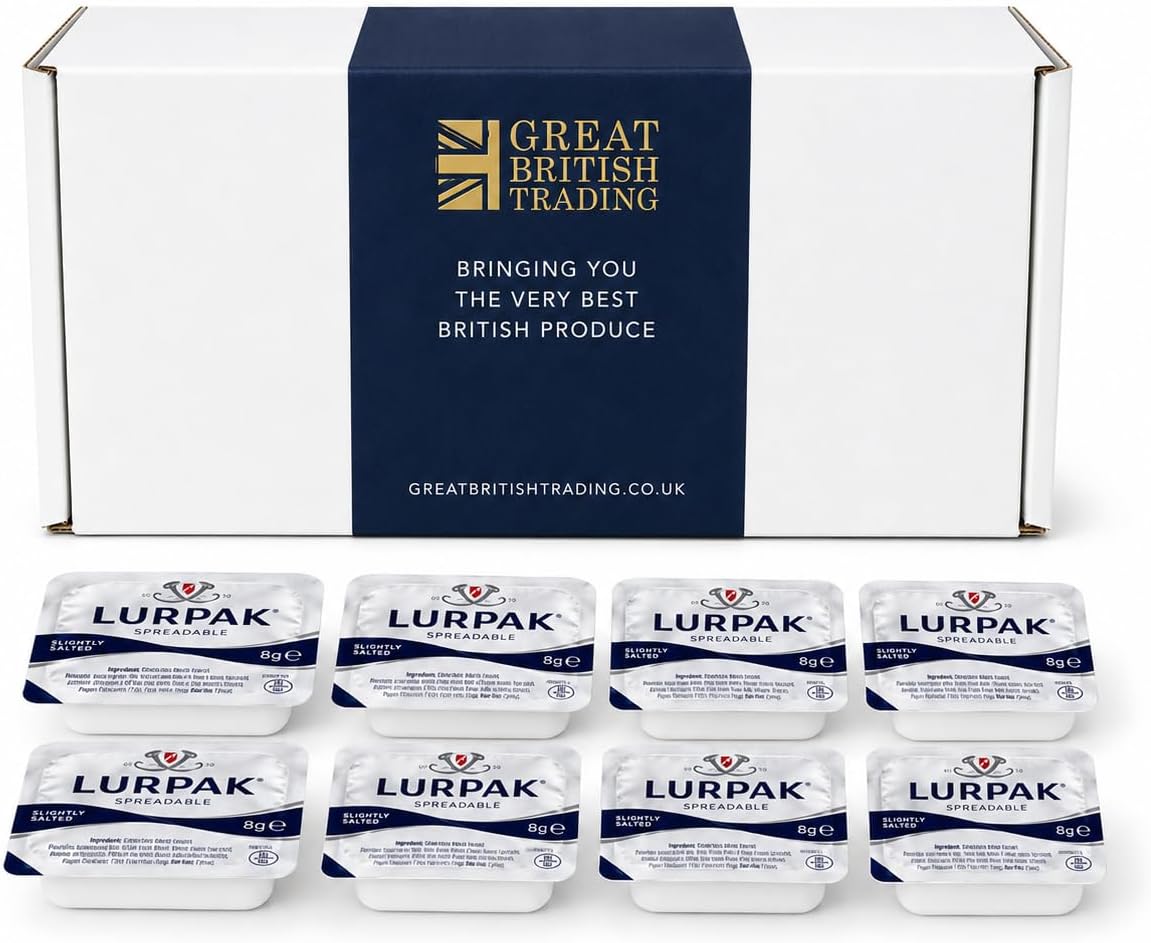 GREAT BRITISH TRADING Lurpak Spreadable Butter Portions 100 x 8g