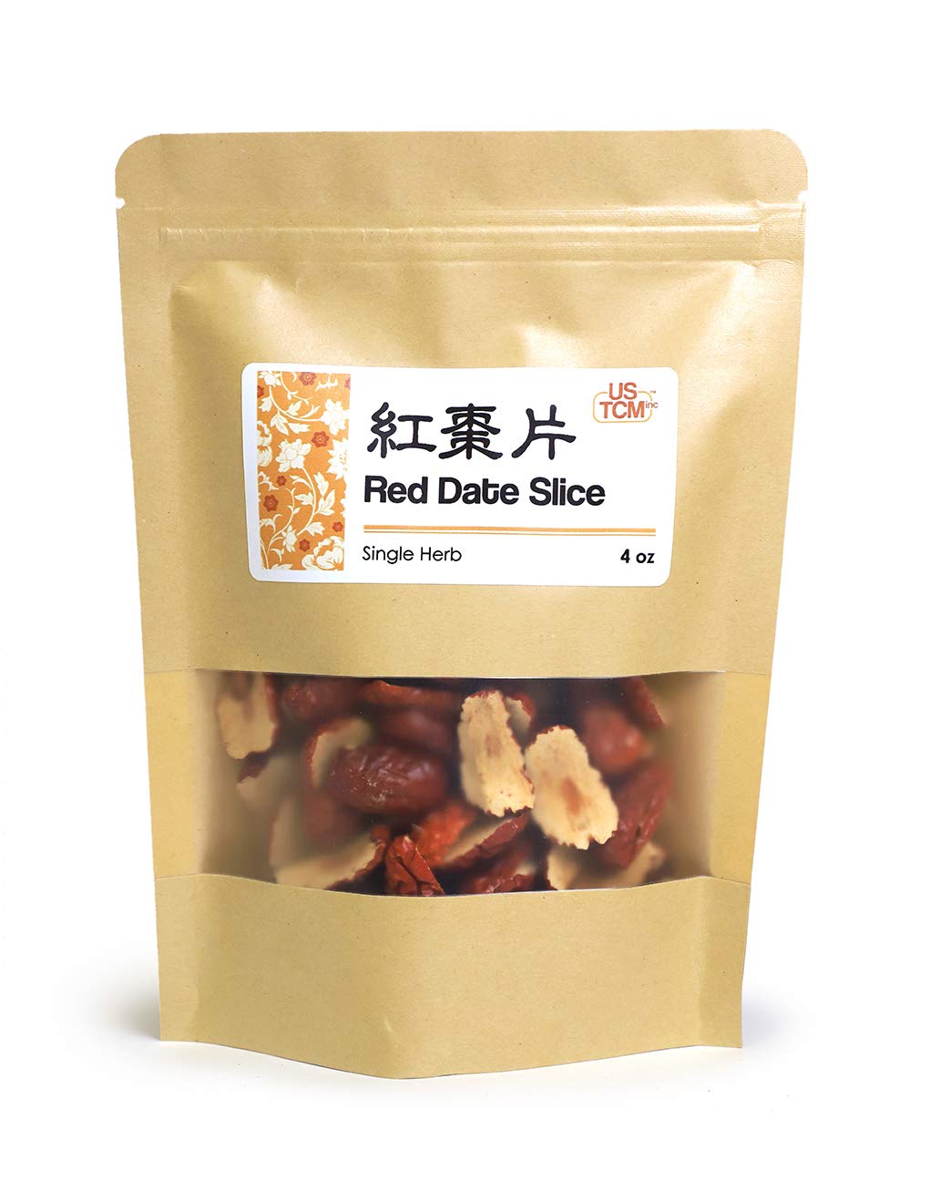 NEW PACKAGING Red Date Jujube Slice Hongzao 红枣片 Dried Fruits 4 Oz