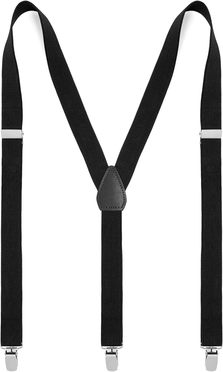 Mens Neon Braces Bright Fancy Dress Suspenders