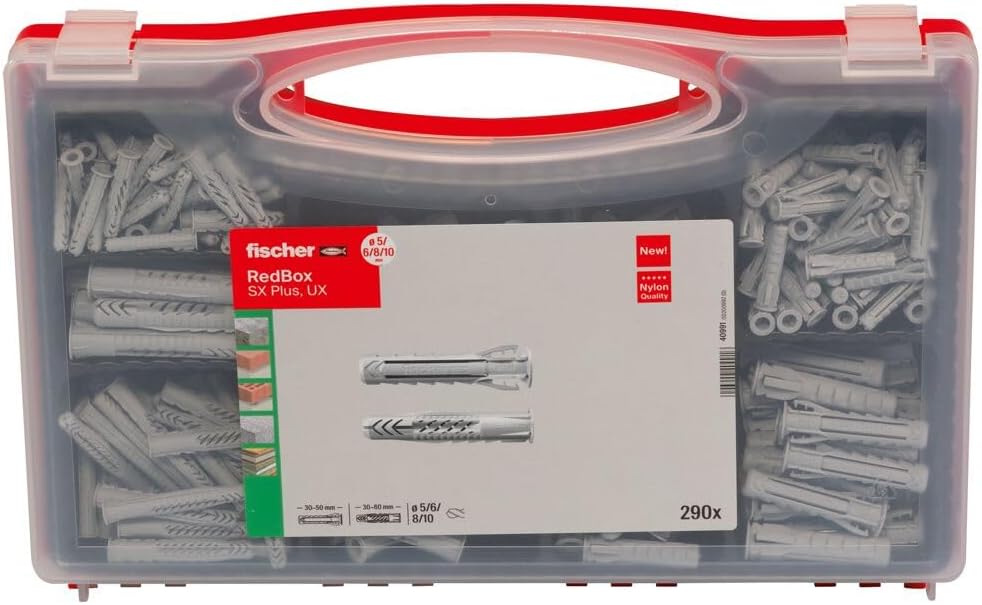 fischer UX/SX Red Assortment Box -