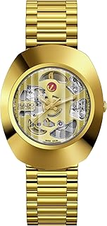Rado DiaStar Original Swiss Automatic Watch with Stainless Steel Strap, Gold, 21 (Model: R12064253)
