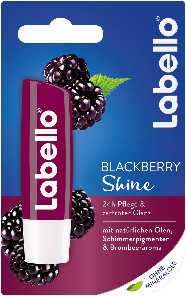 LABELLO Blackberry Shine Lip Balm, 4.8 g