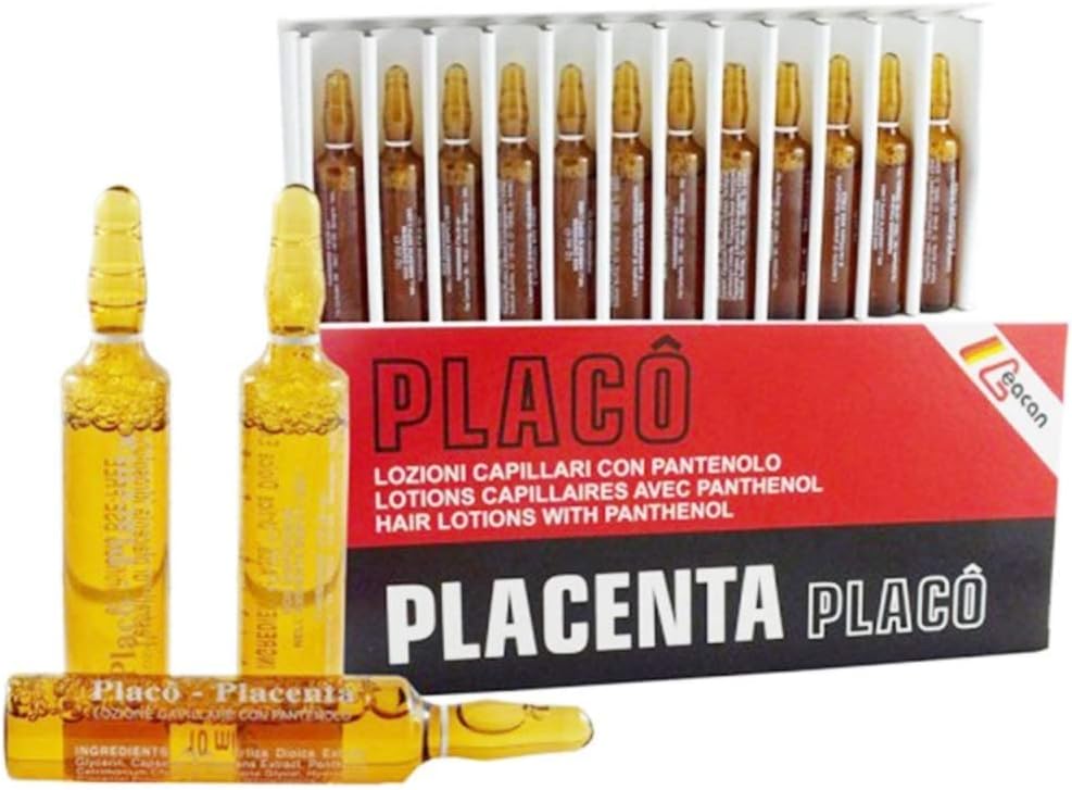 PLACENTA PLACO FOR HAIR INTENSIVE TREATMENT AMPOULES AGAINST HAIR LOSS 12X10ml