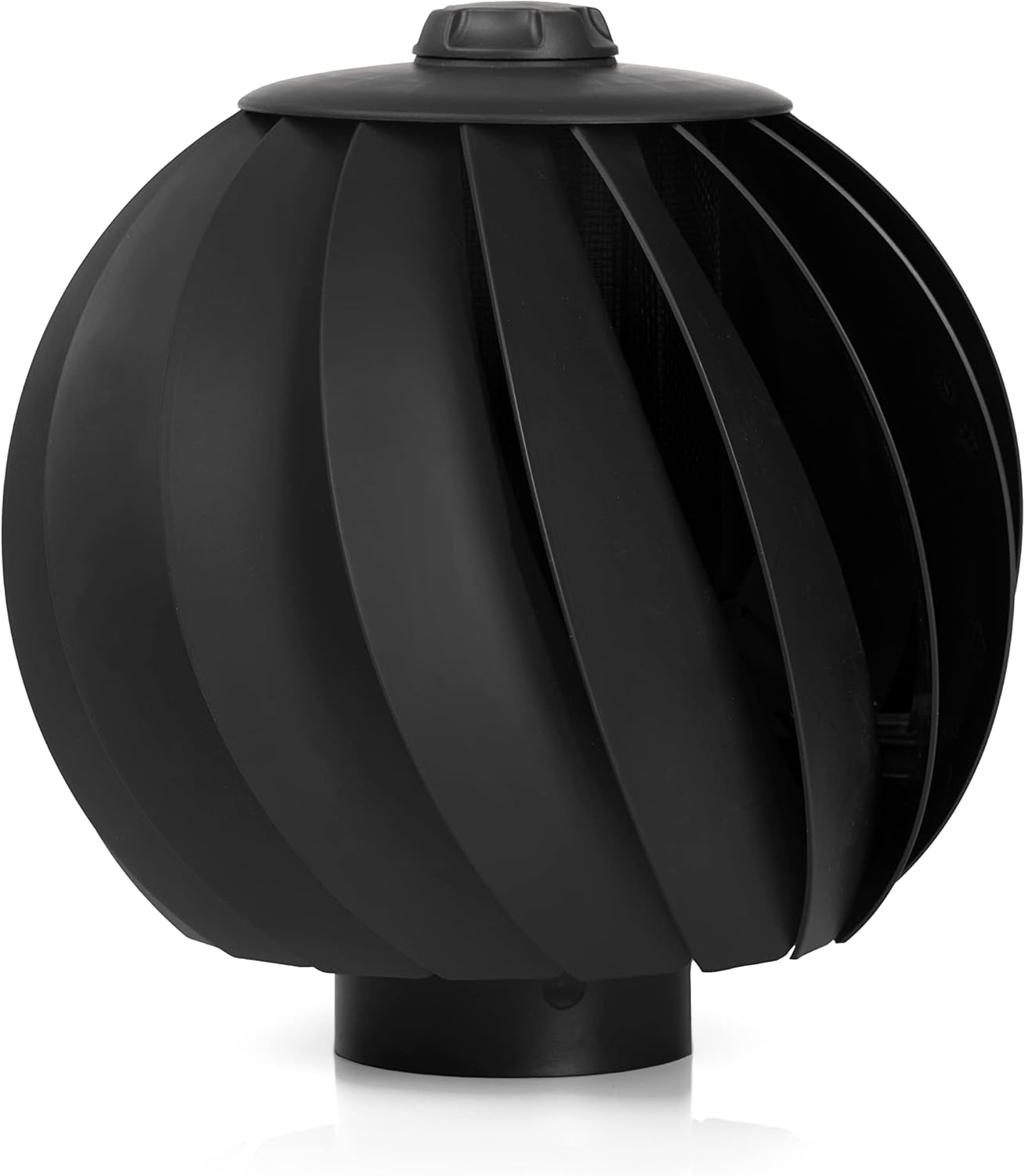 Biolan Wind-Powered Ventilation Fan, Silent, Energy Saving for Sheds and Garages, Efficient Against Moisture and Mould. Rain Protection. Includes a removable and washable insect net.