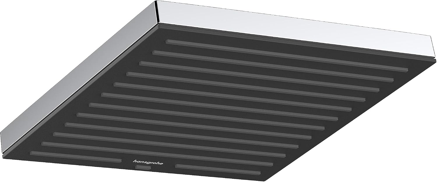 hansgrohe Pulsify E Fixed Showerhead 1-Spray PowderRain in Chrome, 2.5 GPM, 24331001