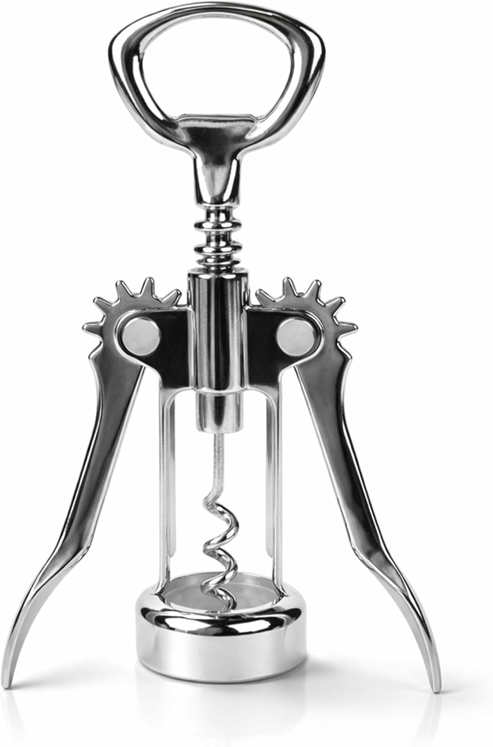 Winged Corkscrew Wine Bottle Opener – Dual Lever Design for Easy Cork Removal, Durable Barware Tool for Wine, Beer Bottles, Champagne & Drinks