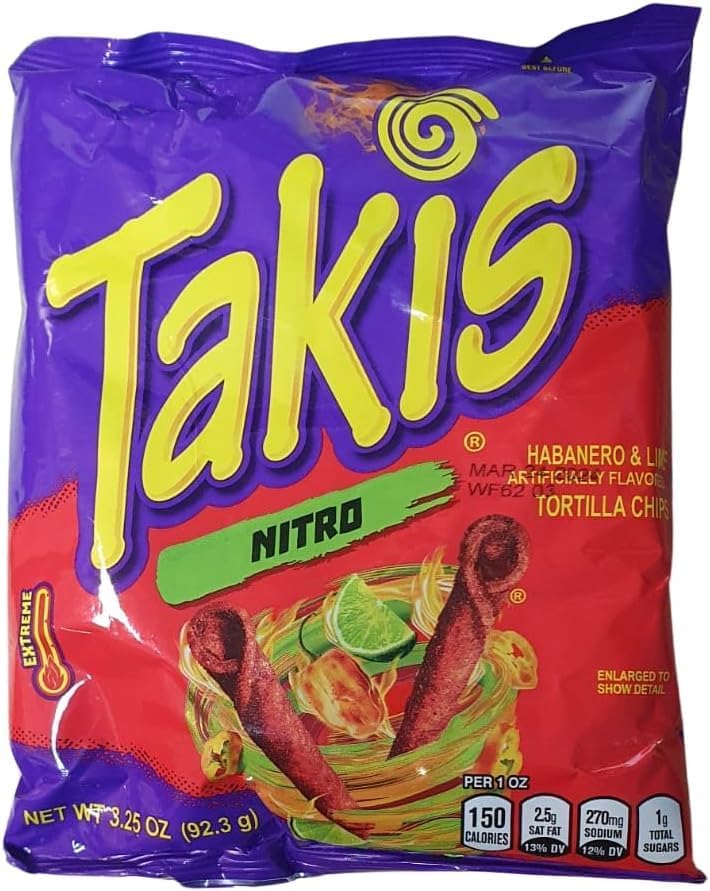 Takis Nitro Blast Crunch Delights: By BEXICO Intensely Spicy Snacks with a Nitro-Charged Crunch – Perfect for On-the-Go Indulgence