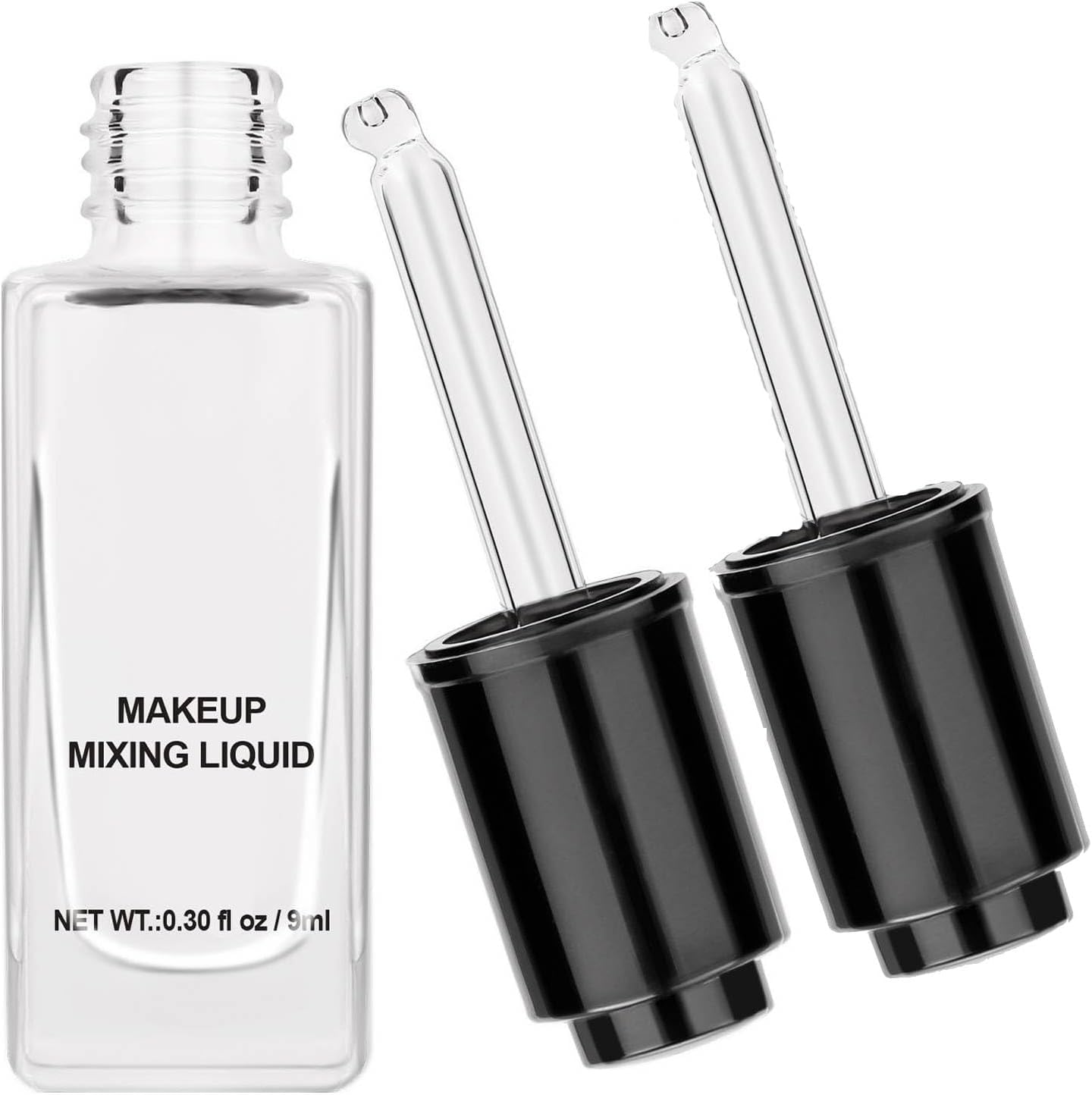 Professional Makeup Mixing Liquid, Makeup Mixing Liquid Waterproof Clear Mix, Long-Lasting, Waterproof, Multi-Functional Enhancer for Women Girls Daily Essential (2Pc)