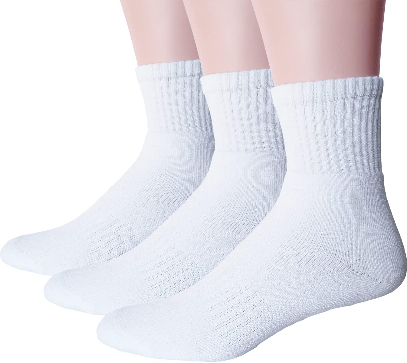 FORMEU Women's Comfortable Moisture- Wicking Cushioned Crew Mid Calf Sports Socks Warm Thick Walking Athletic Socks Multi Performance 3 Pairs Winter Thermal Boot Socks 5-9