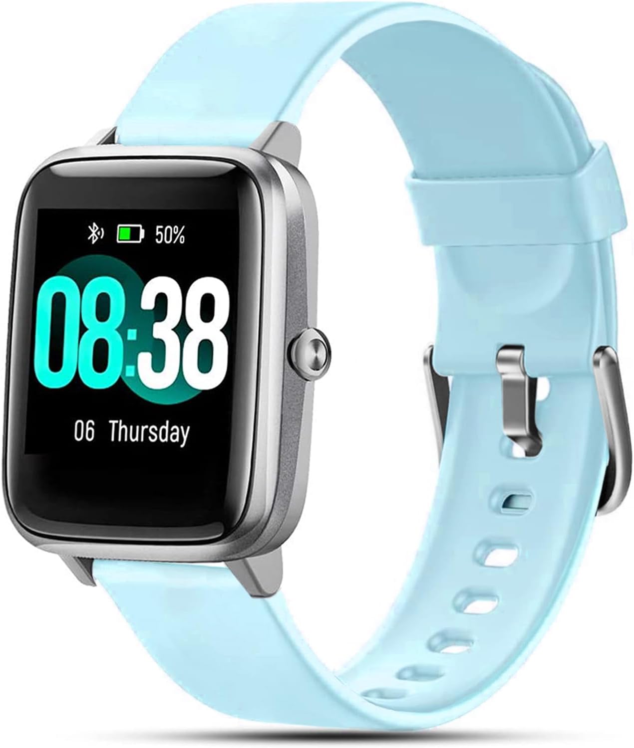 Issinlky Veryfitpro ID 205L band, 19mm band Soft Silicone band for GRV FC1 IDW15 ID205S ID205G ID215G ID216 ID205L YM205L Uwatch3 Ufit GT BV205L TE021 SW020 SW021 SW023 Smartwatch