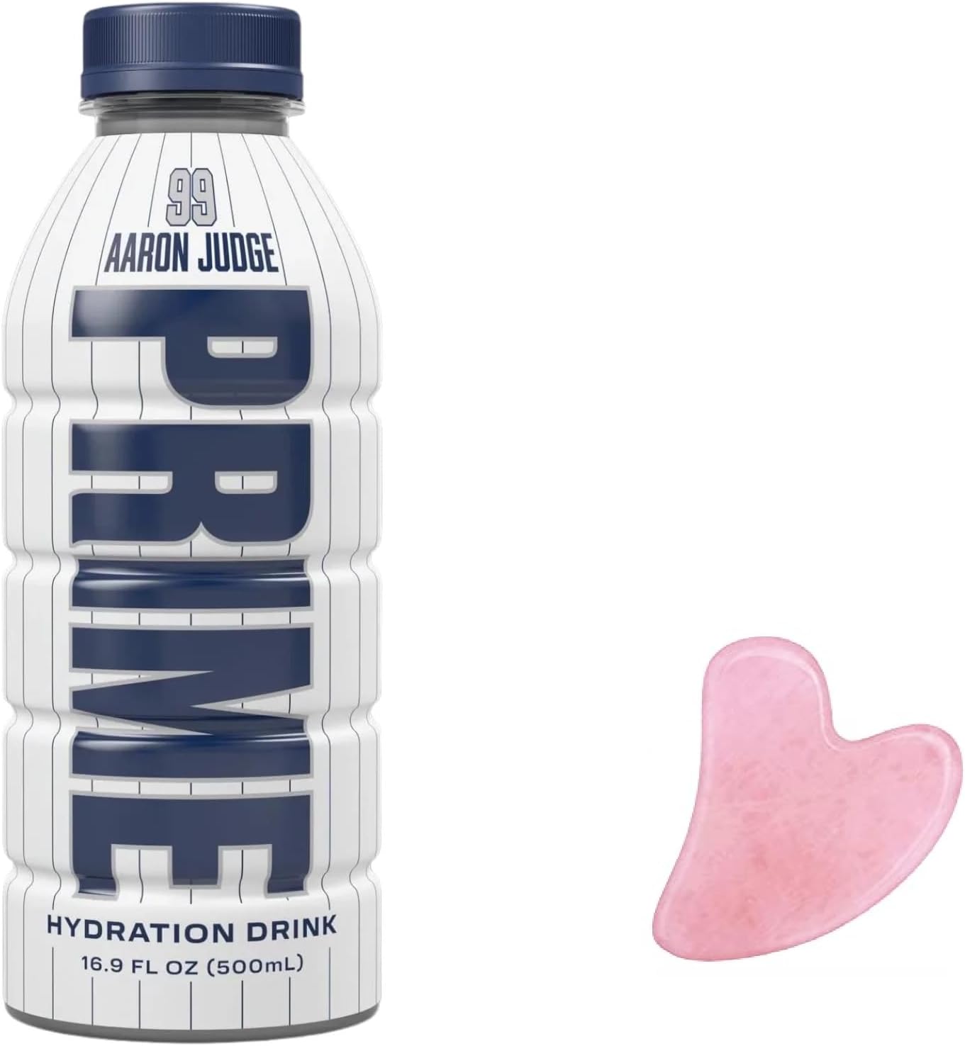 Prime Hydration Drink I White Aaron Judge I Limited Edition I 500ml USA Import I 16.9 Oz I With Gua Sha