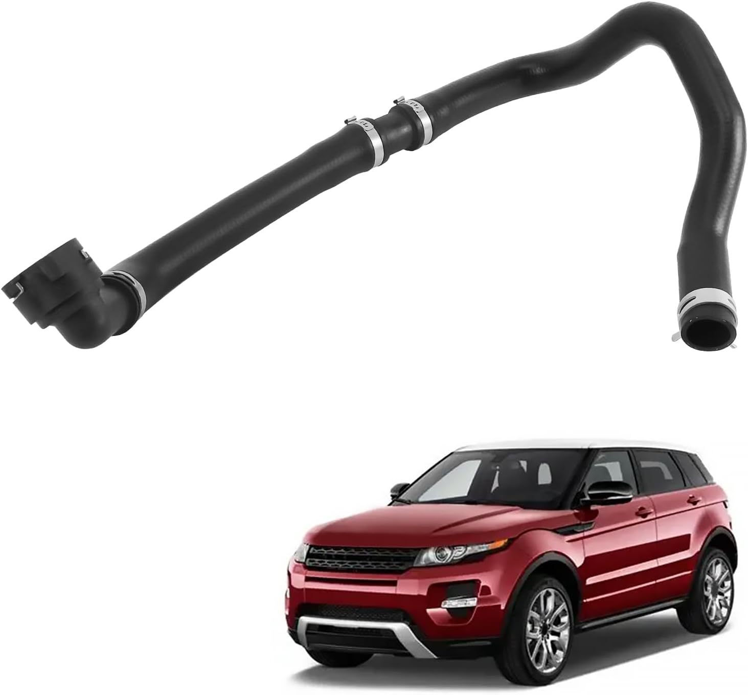Upper Radiator Coolant Hose Compatible with Range Rover Evoque 2012-2017