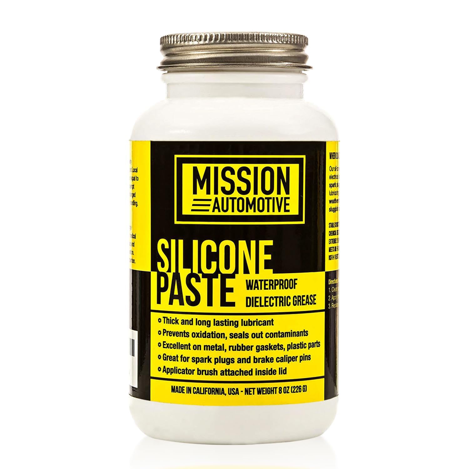 Mission Automotive Silicone Dielectric Grease Paste - Voltage Protection & Electrical Grease - 8 Oz, Made in USA
