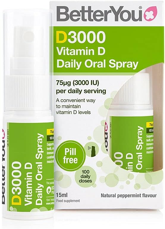 BetterYou D Lux 3000 Oral VIT D3 Spray - 15ml (Pack of 2)
