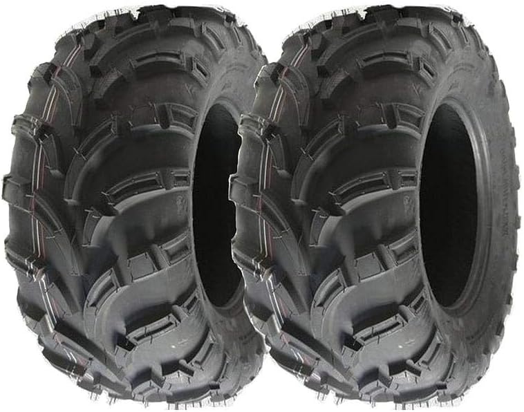 2 - Quad tyres 25X10-12 6ply ATV tyres 7psi 25 10.00 12 set E marked road legal