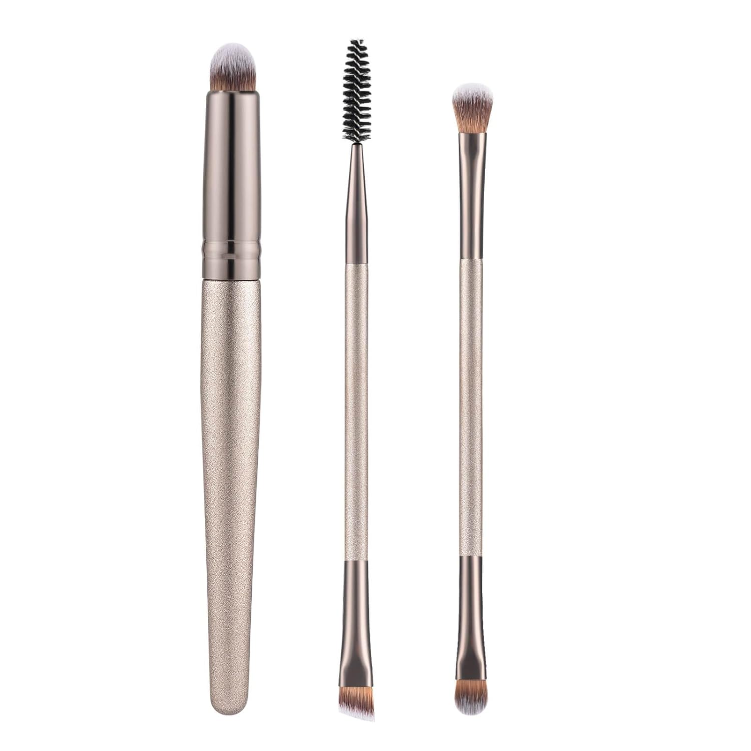 Makeup Brushes Dual-Ended Eye Brush Travel Eye Makeup Brush Set Eyeshadow Eye Blending Eyeliner Concealer Brush Face Eyebrow Eyeshadow Brush for Liquid