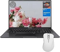ASUS Vivobook 16 FHD+ Ryzen 7 Laptop, 16" FHD+ 1920 * 1200, AMD Ryzen 7 7730U (Beats Intel i7-1255U), 24GB RAM, 1TB SSD, Backlit KB, FP Reader, Touchpad, Webcam, HDMI, Wi-Fi 6, Windows 11 Home, Black