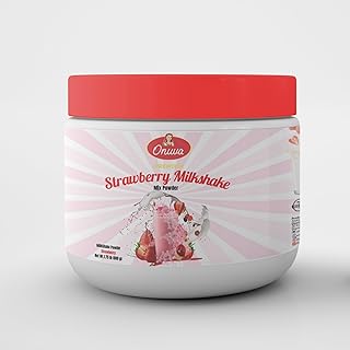 Onuva's Flavoured Milkshake powder 1.75 lb (800 gr) (Strawberry)