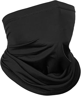 Achiou Cooling Neck Gaiter Face Cover Scarf, UV Protection Mask for Men and Women,Soft Windproof, Hiking Cycling Running