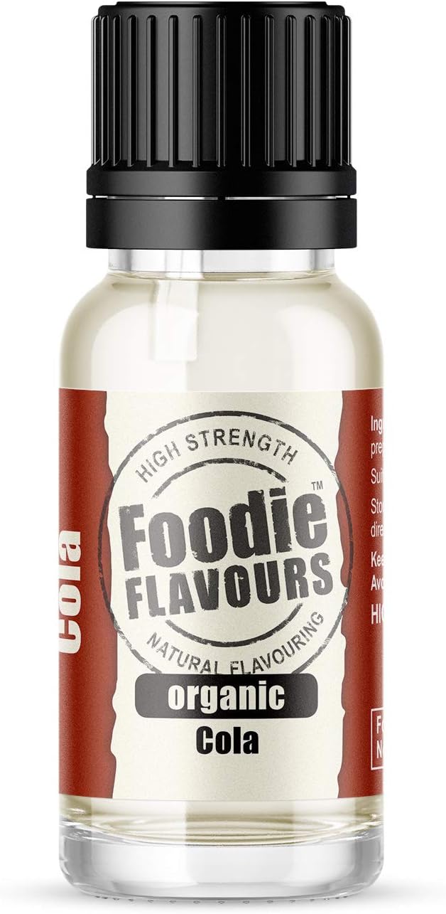 Foodie Flavours Organic Cola Flavouring, High Strength - 15ml