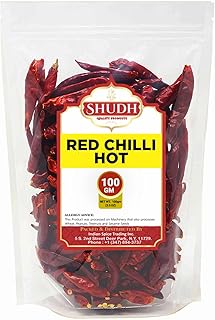 Red Chilli Hot (Whole) ~ 3.5oz | 100g ~ Lal Mirch ~ All Natural | Vegan | No Colors | Gluten Friendly | NON-GMO