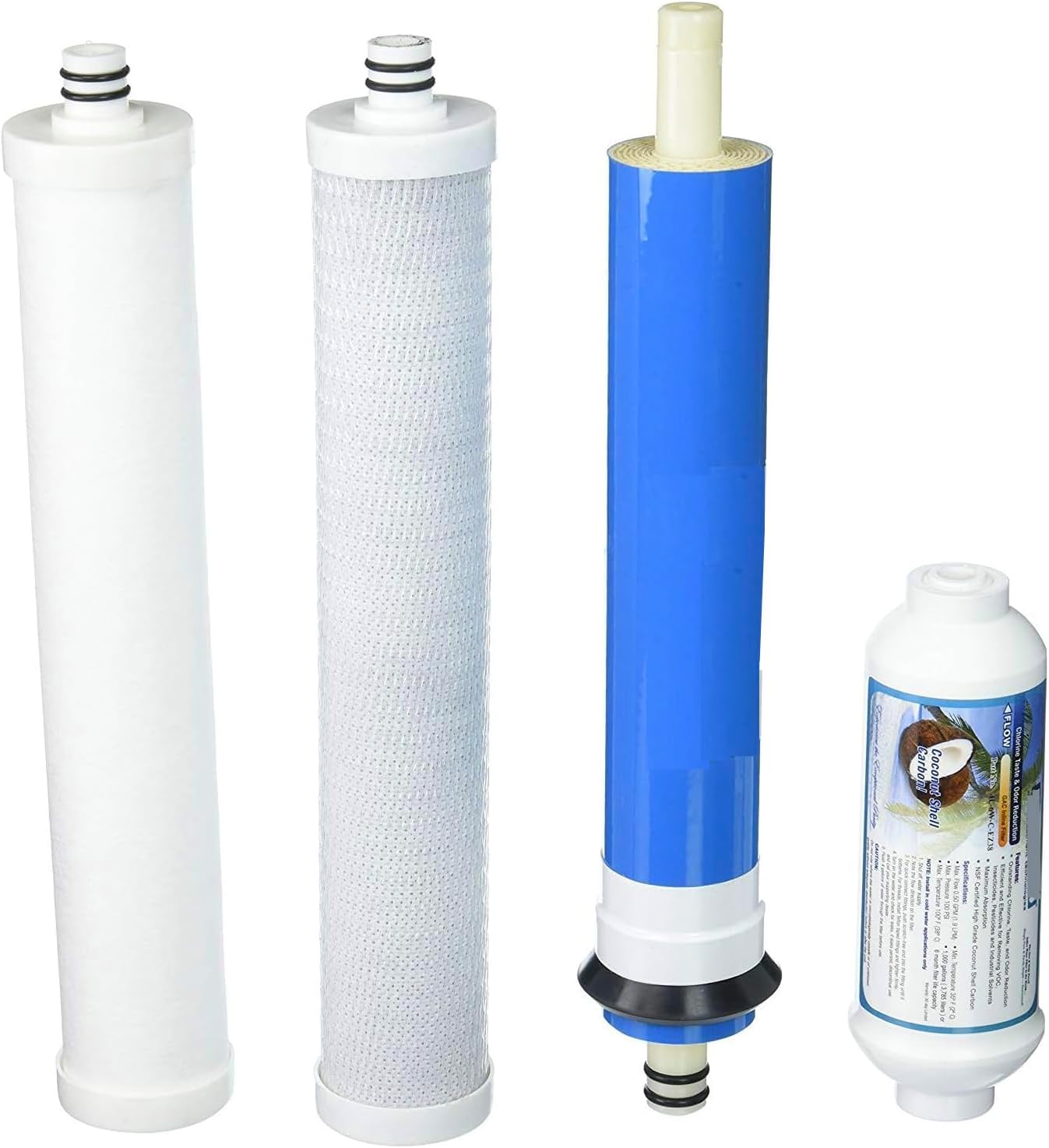 Culligan AC-30 Reverse Osmosis System Water Filter Replacement Set With Membrane AquaCleer AC30 - Set of 4 | Sold by Oceanic Water Systems
