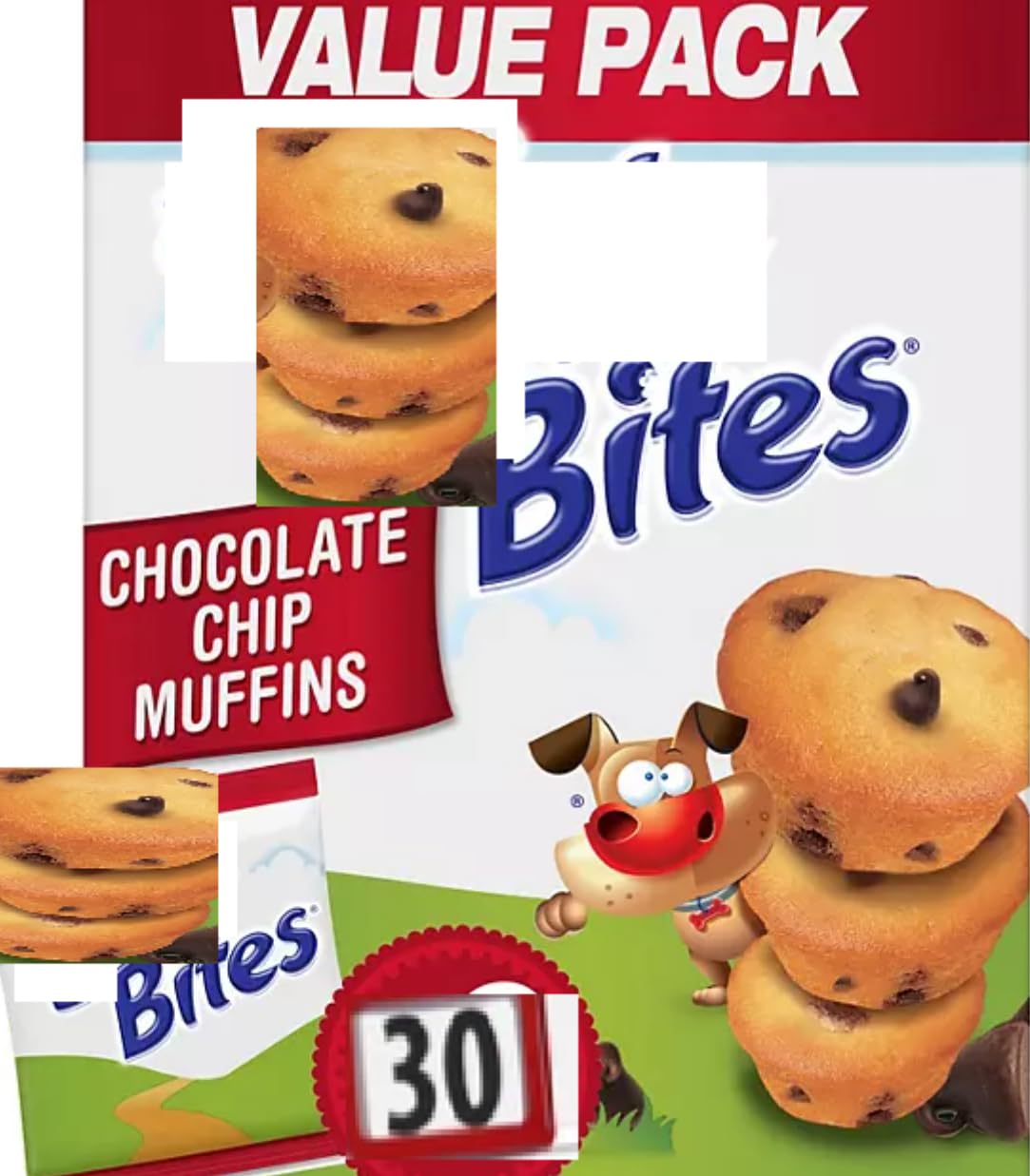 Little Bites Chocolate Chip Mini Muffins, 30 Count, 33 oz Family Pack
