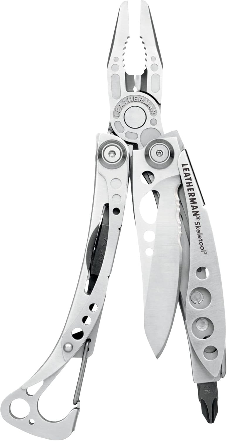Leatherman Skeletool - Lightweight Multi-Tool with 7 Essential Tools, Stainless Steel