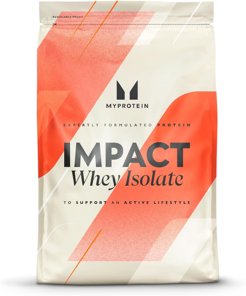 Myprotein Impact Whey Protein Powder. Muscle Building Supplements For Everyday Workout With Essential Amino Acid And Glutamine. Vegetarian, Low Fat And Carb Content - Natural Vanilla, 1kg