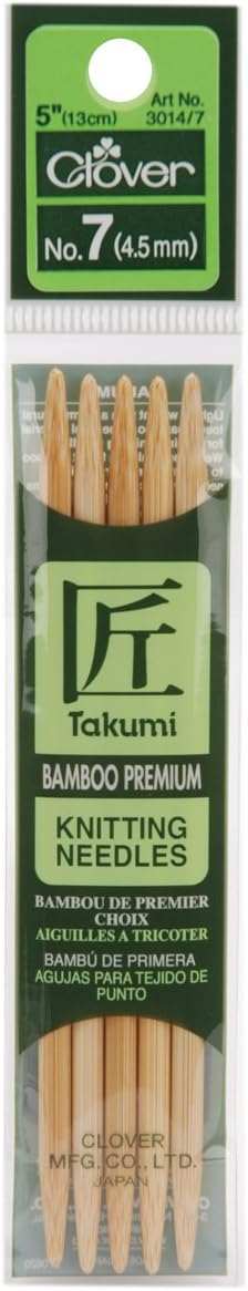 Clover Takumi 5-Inch Double Point, Size 7