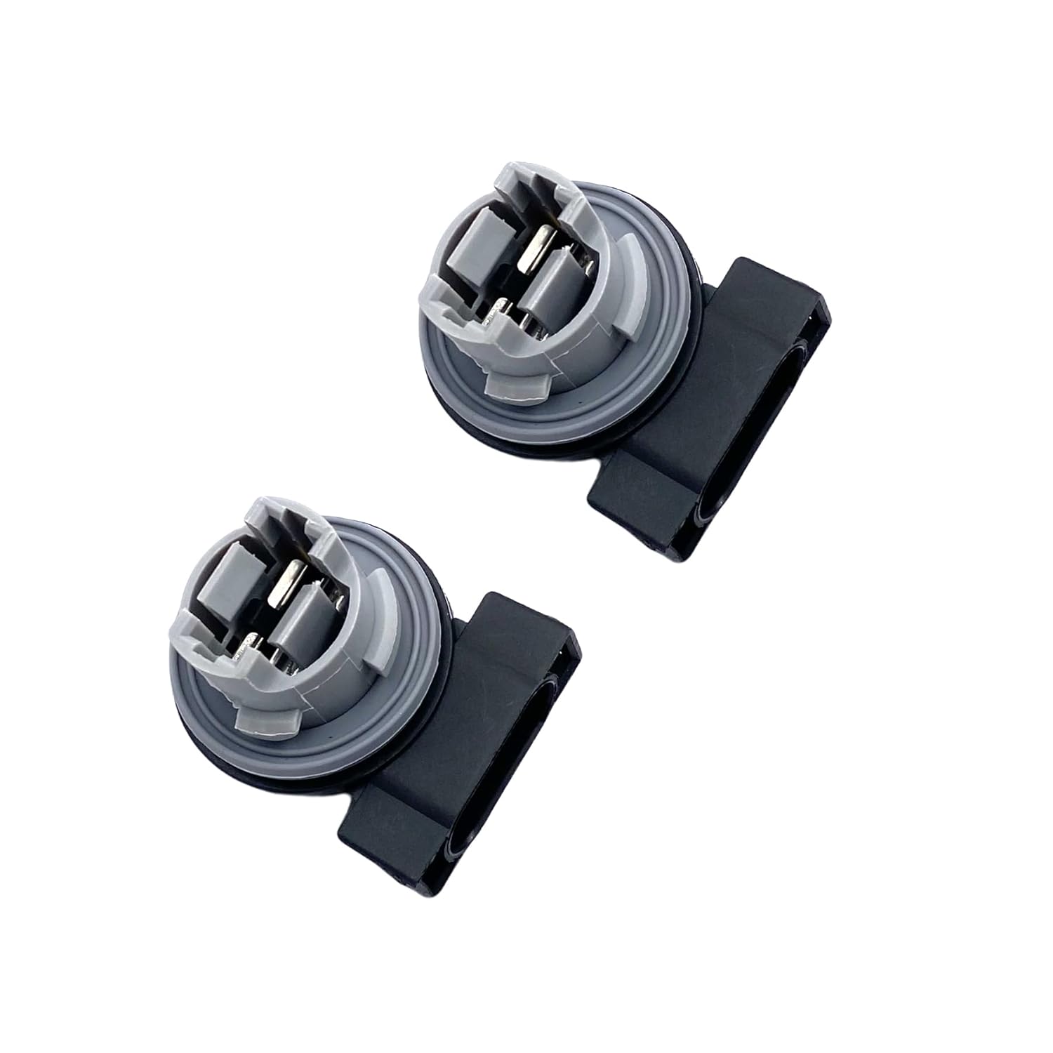 2 Pcs 3 Pin Front Turn Signal Socket Compatible with Je-ep Wrangler TJ X 98-06 Cherokee XJ 99-01 Dodge Durango 99-00 Dakota 97-01 Replace Part Number 68060366AA