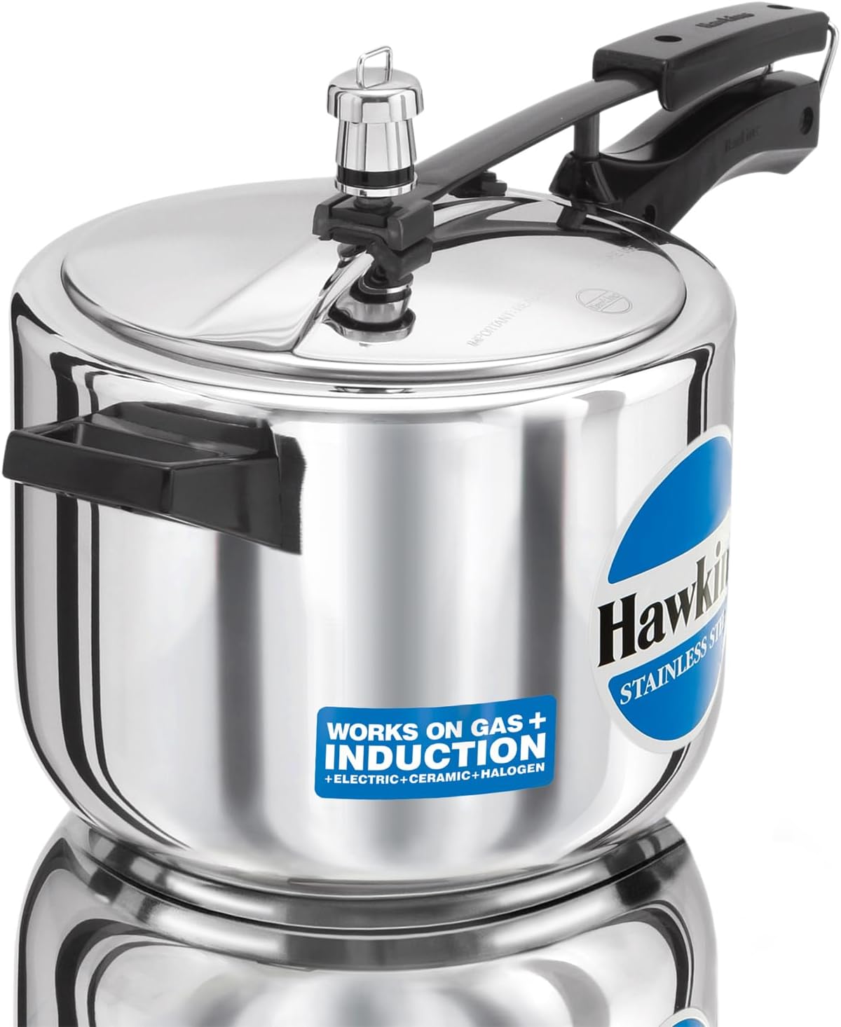 Hawkins 5 Litre Pressure Cooker, Stainless Steel Cooker, Induction Cooker, Silver (HSS50)