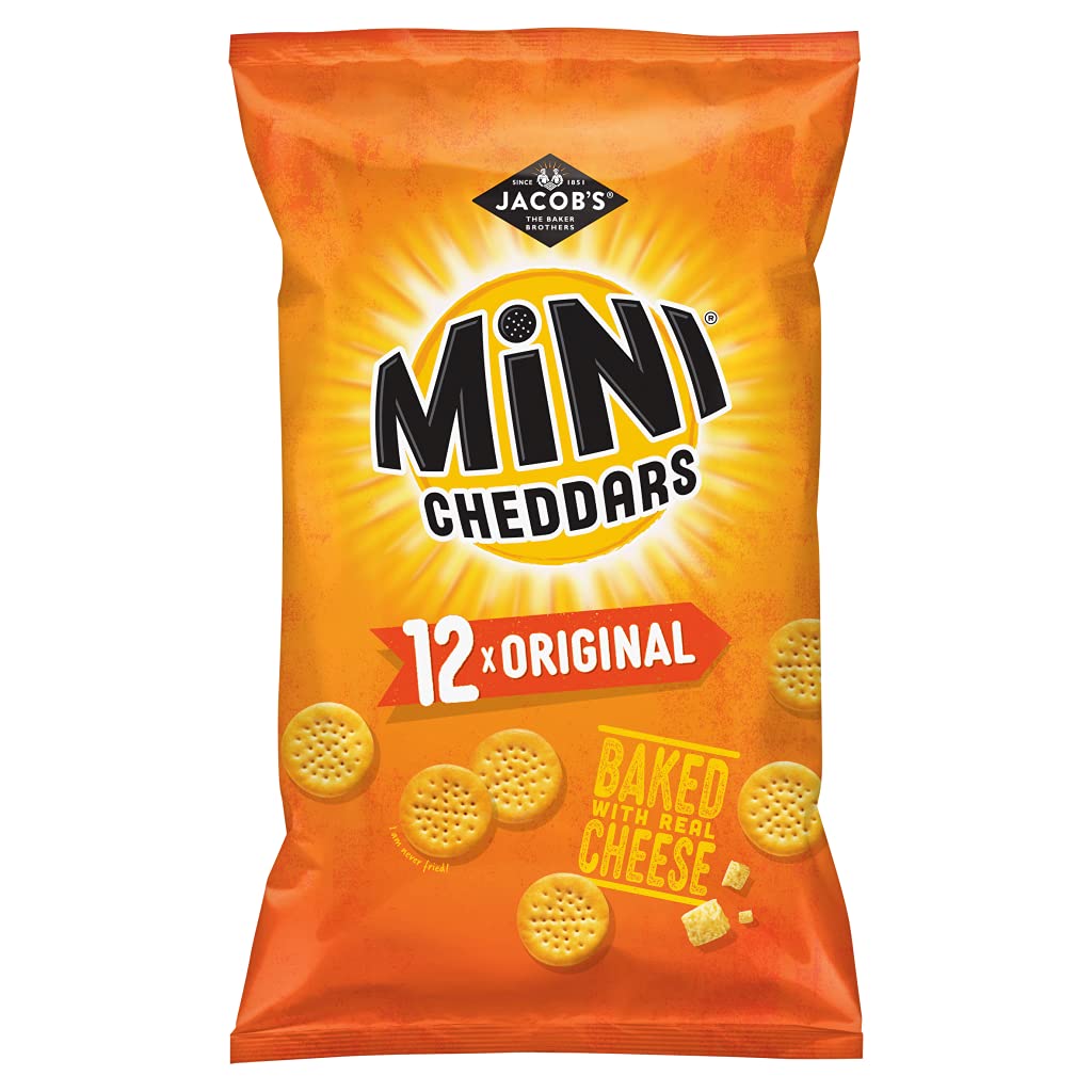 McVities Mini Cheddars 12 Pack 322g