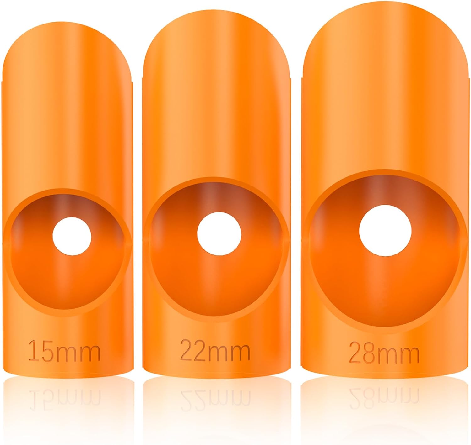 Pipe Lagging Insulation Foam Cutter Tool, 15mm & 22mm & 28mm Set, for 45-Degree Angles and Copper Pipe Insulation (Non-3D Printing)