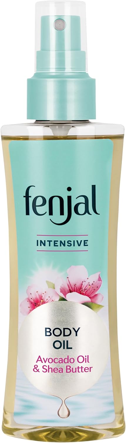 Fenjal Intensive Body Oil, Radiant Glow, Healthy Looking Skin, Bergamot & Vanilla, 145 ml
