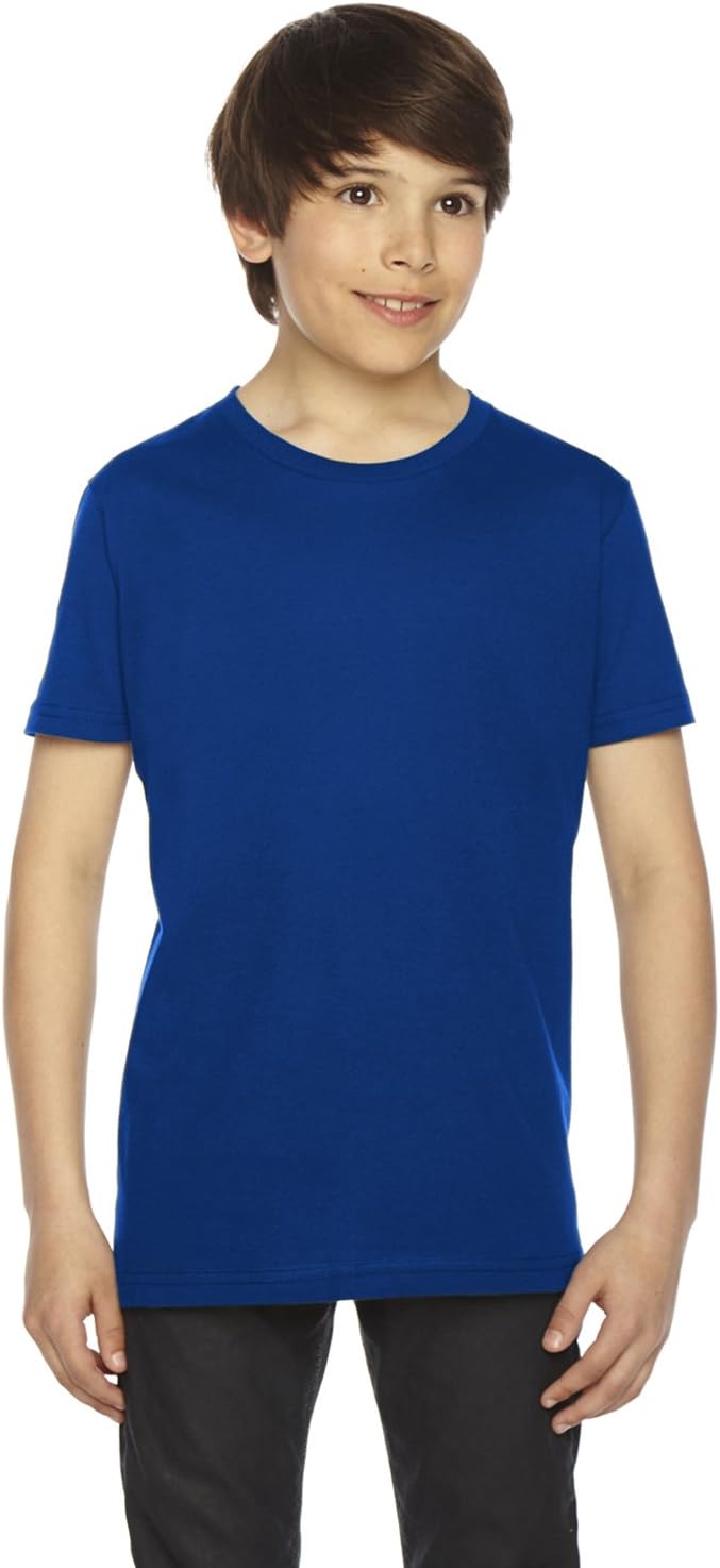 American Apparel Unisex Adult Fine Jersey Crewneck Short Sleeve T-Shirt, 2-Pack