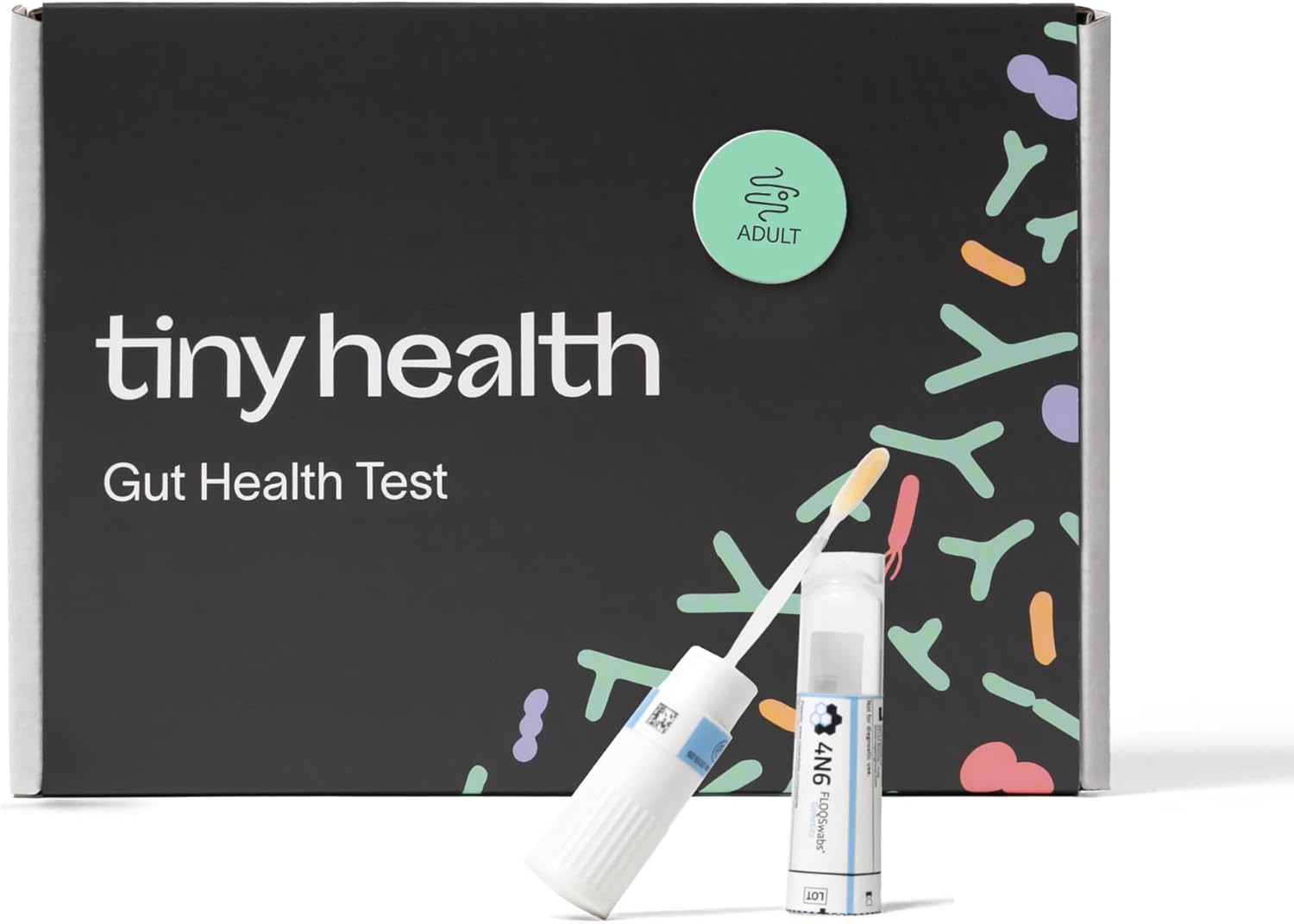 Tiny Health Gut Health Test Kit for Adults, Fast & Mess-Free, Easy Ship-in Kit, 3-4 Weeks Results, Understand Biomarkers with Expert Insights