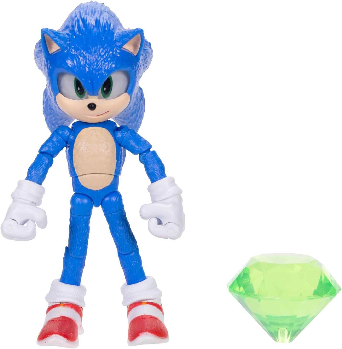 Sonic The Hedgehog Sonic 3 Movie 5" Action Figures: Sonic with Emerald Wave #3